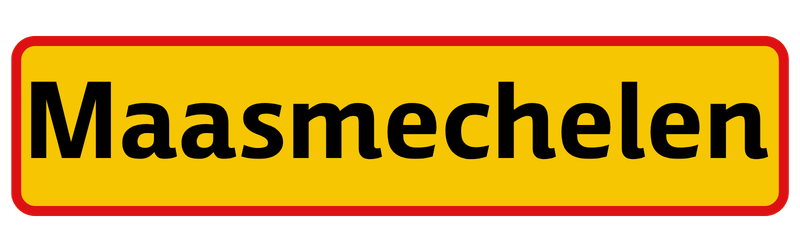 Plaatsnaambord Maasmechelen