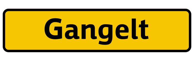 Plaatsnaambord Gangelt
