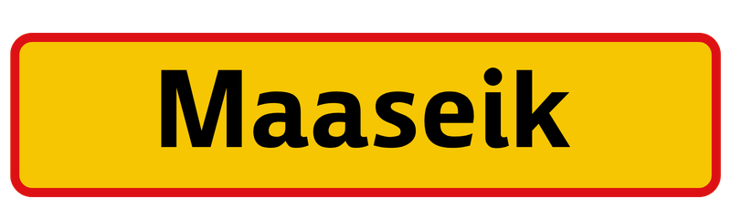 Plaatsnaambord Maaseik