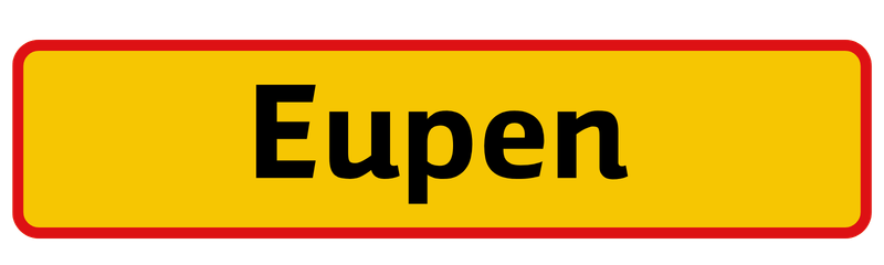 Plaatsnaambord Eupen