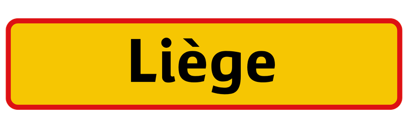 Plaatsnaambord Liège