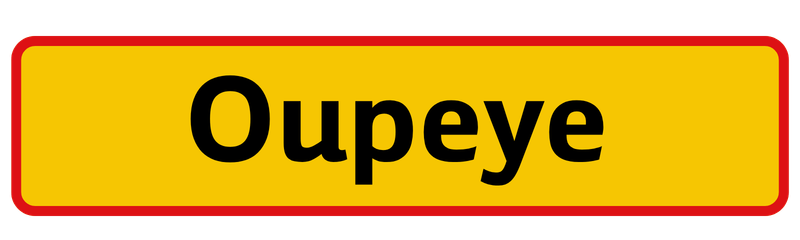 Plaatsnaambord Oupeye
