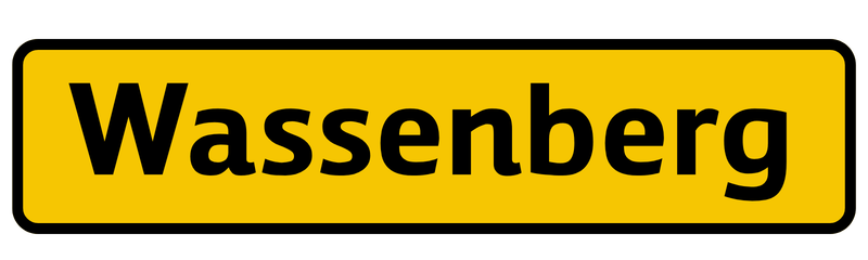 Plaatsnaambord Wassenberg