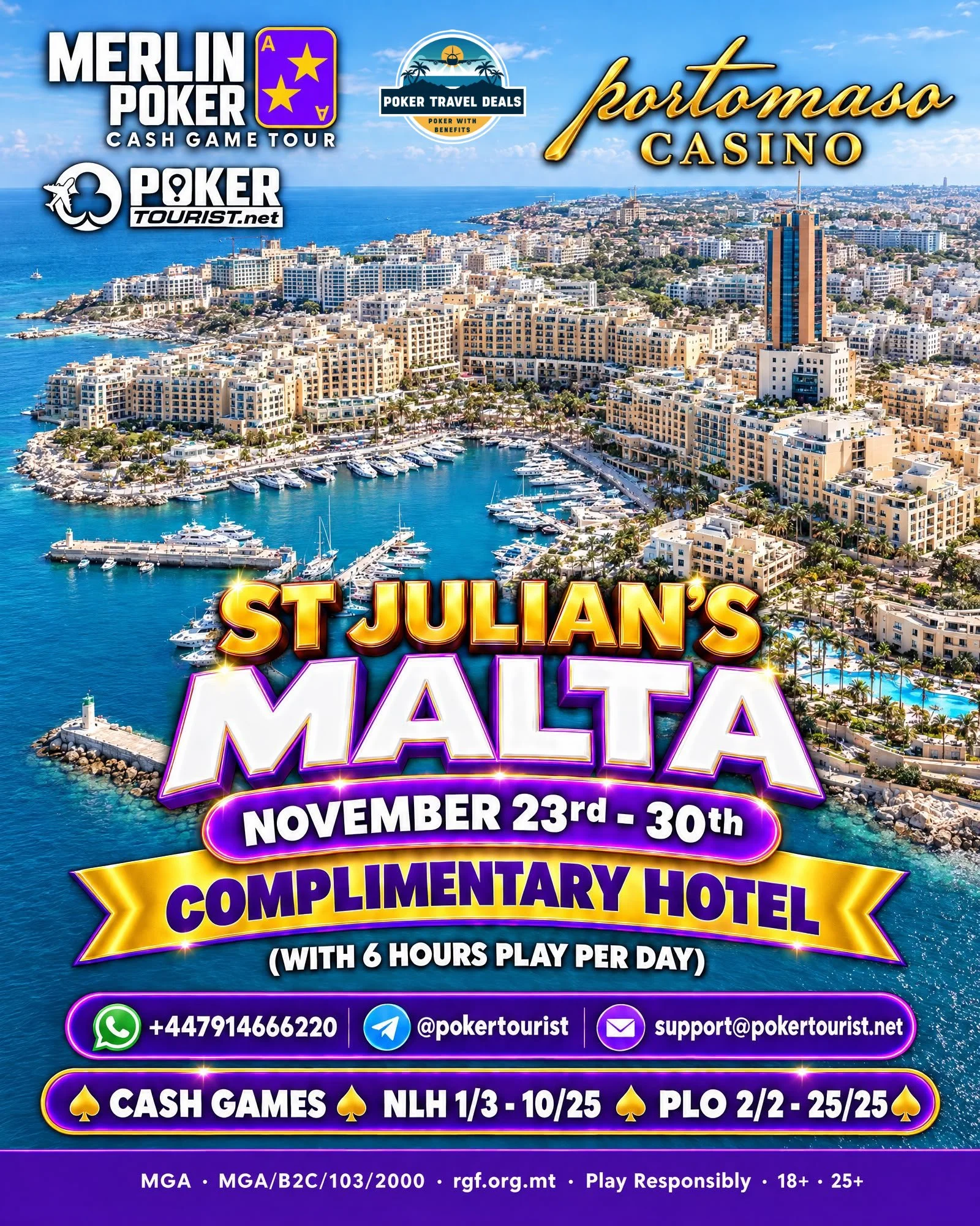 Cash Game Festival Malta