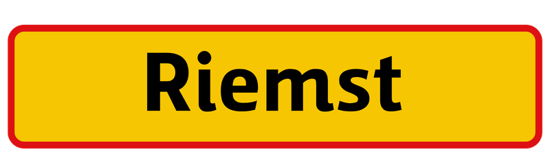 Plaatsnaambord Riemst