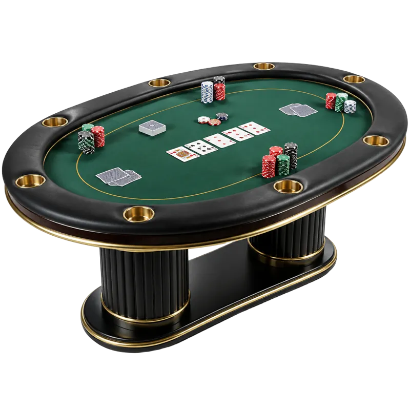 Online Texas Hold'em-tafel