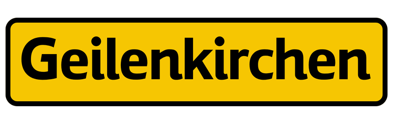 Plaatsnaambord Geilenkirchen