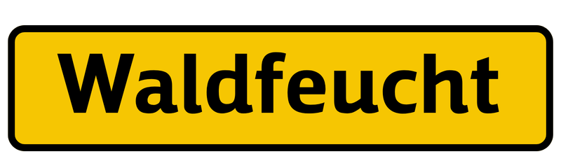 Plaatsnaambord Waldfeucht