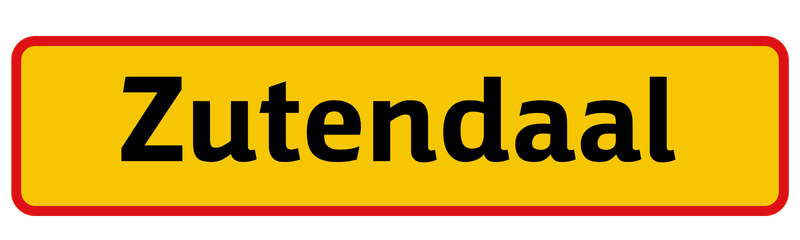 Plaatsnaambord Zutendaal