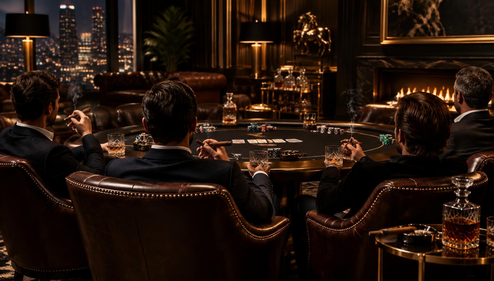 Poker-Männerwochenende