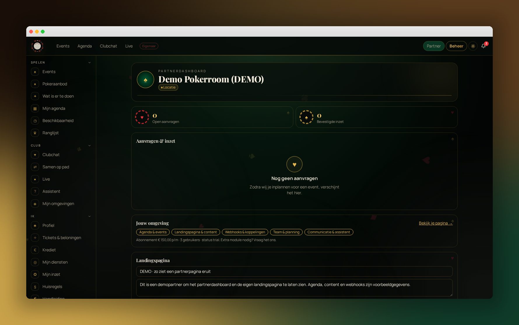 Partner-Dashboard