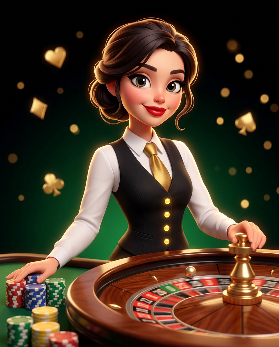 Sofia, Croupière Roulette & Blackjack